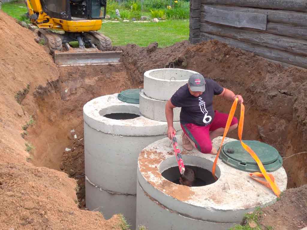 Монтаж ЖБ колец