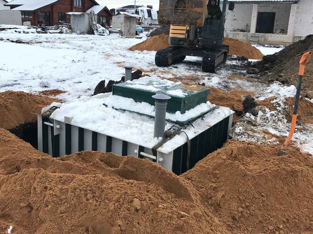 Монтаж погреба