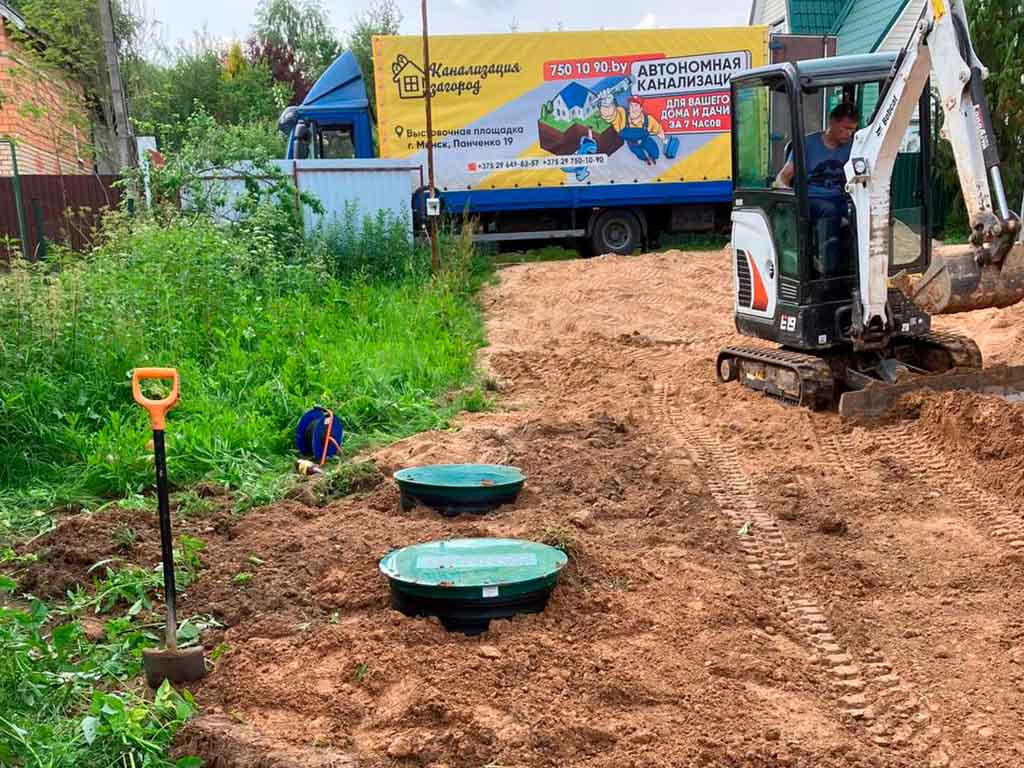 Монтаж систем канализации 